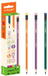 Y-Plus Grafitirón Y-Plus Smart line HB háromszög, vegyes színek, csíkos DARABOS (APX2505006666)