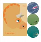 Interdruk A5 Dinozaurus Füzet három vonalas, 70g, 16 lap (A516PODW.LINIA.DINOZAURUS)