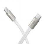 hoco. Cablu Date si Incarcare USB-C - USB-C HOCO X125, 60W, 1m, Alb - gsmboutique