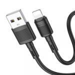 hoco. Cablu Date si Incarcare USB-A - Lightning HOCO X83 Victory, 18W, 1m, Negru - gsmboutique