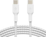 Belkin Cablu Date si Incarcare USB-C - USB-C Belkin BoostCharge Pro, 60W, 2m, Alb CAB004bt2MWH (CAB004bt2MWH)
