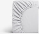 Goldea cearceaf de pat cu elastic din jersey - gri deschis 140 x 200 cm