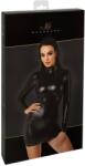 Noir Rochie Mini Noir Orgia Chimera - Neagră Powerwetlook, Mulată și cu Fermoar 3 Direcții - Negru , M