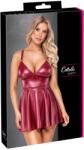 Cottelli PARTY Rochie Mini Cottelli PARTY - Roșie, Matte Look, cu Cupe și Fustă Evazată - Roșu , XL