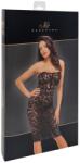 Noir Rochie Noir Libido - Dantelă Florală Neagră, Mulată și cu Șnur la Spate - Negru , S