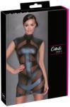 Cottelli PARTY Rochie Mini Cottelli PARTY - Neagră Matte Look cu Inserții Powernet și Decupaj la Spate - Negru , M