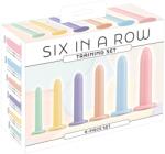 You2Toys Set de Antrenament Six in a Row - 6 Dildo-uri pentru Stretching, cu Ventuză Dildo