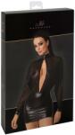 Noir Rochie Noir Orgia din Tulle și Powerwetlook - Neagră, cu Mâneci Largi - Negru , S