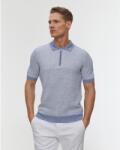 Gran Sasso Polo Din Tricot De In Pentru Bărbați Gran Sasso