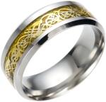 HARAHU Inel AD-3643 - Argintiu/Auriu/59mm KP3643