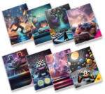 Pigna Füzet Pigna Electronic games BILLENTYŰZET MINTÁS A/4 tűzött 42 lapos kockás margós