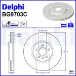 DELPHI Disc frana DELPHI BG9703C (BG9703C) - automobilus