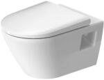 Duravit D-Neo - Окачена тоалетна чиния със седалка Softclose, Rimless, бяла 45780900A1 (45780900A1)