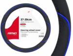 AMiO Husa pentru volan negru cu dunga albastra, 37-39 cm, Amio (AM01363)