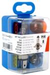AMiO Set rezerva becuri si sigurante auto H4, 8 piese, 12V, Amio (AM01496)