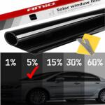 Amio Folie fumurie pentru geamuri auto Super Dark Black 5% 0, 5 x 3 m (AM01653)