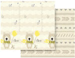 Rebel Covoras de joaca pentru bebelusi 200x180 cm pliabil, model ursuleti Rebel (RBY-2200-1) Covor