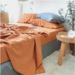 Kotonia Home Cearceaf de pat Kotonia Home, 100% bumbac, ranforce color uni, 220x240 cm, cacao (004409-240)