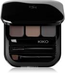 KIKO Milano Eyebrow Expert szett a tökéletes szemöldökért árnyalat 03 Brunette 2.4 g