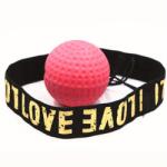  Fitness labda edzéshez, kerek, PVC, állítható, piros, 0, 1 kg (JS02)