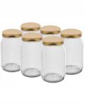 Browin Fedős üvegkészlet, Barna, Üveg, 6 db, 900 ml (BW066630/ALL)