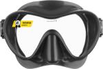 CRESSI Frameless Diving Mask F1 - Fog-free Glass Lens, Diving Goggles - Ergonomic Silicone Rim, Snorkel Mask - Dry Snorkel & Snorkel Set - Silver, Black. - Mask - ZDN281051 (ZDN281051)