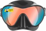 CRESSI Frameless Diving Mask F1 - Fog-free Glass Lens, Diving Goggles - Ergonomic Silicone Rim, Snorkel Mask - Dry Snorkel & Snorkel Set - Black/Blue Ultravision Lens - Mask - ZDN282150 (ZDN282150)