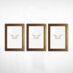  Aberto Design Photo Frame (3 Pieces) Gold 3AFC1002_1521