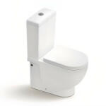 Welland Classico Rimless kompakt/monoblokk WC szett + soft-close WC ülőke - pepita