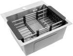 Rea Chiuveta inox cu set de accesorii 3 buc. REA Leo 40 crom periat (KPL-06030) Chiuveta