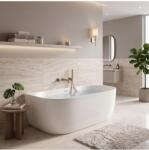 Rea Cada freestanding cu ventil alb Rea Eris 160 cm (REA-W4401)