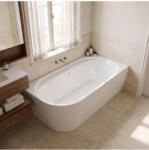 Rea Cada freestanding cu ventil negru Rea Marion dreapta 170cm (KPL-W6405)
