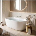 Rea Cada freestanding cu ventil alb Rea Eris 150 cm (REA-W4404)