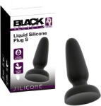 Black Velvets - dop anal din silicon cu ventuză (negru) - S (50069020000)