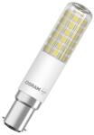 OSRAM Bec LED Ledvance (Osram) LED T Slim 75 320° DIM 8 W 827 Clear B15d, 1055 lm, 2700 K, transparent, dimabil (4099854266799)
