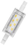 OSRAM Bec LED liniar Ledvance (Osram) LED Slim Line 78 60 300° 7 W 827 Clear R7s, 806 lm, 2700 K, transparent (4058075432710)