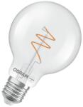 OSRAM Bec LED Ledvance (Osram) Vintage 1906 Globe 80 40 Spiral Filament DIM 4, 6 W 927 Clear E27, 470 lm, 2700 K, 300°, transparent, dimabil (4058075836785)