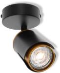 OSRAM Bec LED Ledvance (Osram) LED SPOT COLLAR BLACK AND GOLD 1XGU10 ROUND, 6 W, negru (4099854589324)