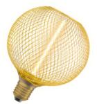 OSRAM Corp de iluminat LED decorativ Ledvance (Osram) 1906 DECOR LED STRAW FILAMENT GLOBE 125 16 GOLD DIM 3, 5 W 818 E27, 150 lm, 1800 K, IP20, 320°, auriu, dimabil (4058075840164)