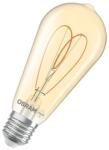 OSRAM Bec LED Ledvance (Osram) Vintage 1906 Edison 60 Heart Filament DIM 8 W 922 Gold E27, 806 lm, 2200 K, 300°, auriu, dimabil (4058075837003)