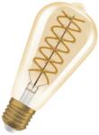 OSRAM Bec LED Ledvance (Osram) Vintage 1906 Edison 60 Filament DIM 8, 8 W 824 Gold E27, 806 lm, 2400 K, 300°, auriu, dimabil (4099854137846)