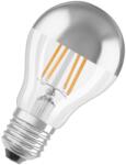 OSRAM Bec LED Ledvance (Osram) LED Superstar Classic A 50 Filament Mirror Silver DIM 6, 5 W 827 Clear E27, 640 lm, 2700 K, 300°, argintiu, dimabil (4058075132917)
