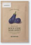 Skinfood Mască din țesătură hidratantă și calmantă Еggplant Sous Vide Mask Sheet - 22 g / 1 buc Masca de fata