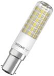 OSRAM Bec LED Ledvance (Osram) LED T Slim 60 320° 6, 5 W 827 Clear B15d, 806 lm, 2700 K, transparent (4099854266706)