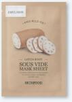 Skinfood Mască din țesătură hrănitoare Lotus Root Sous Vide Mask Sheet - 20 g / 1 buc Masca de fata
