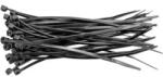 VOREL - Fekete kábelkötegelő 370x4.8mm 100db
