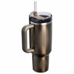 STANLEY thermal cup Quencher H2. O Fluted 1.18L GunMetal Shine (10-13002-016) - pcone