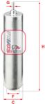 SOFIMA Filtru combustibil SOFIMA S 1852 B (S 1852 B) - fixbox