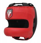 RDX Apex Boxing Headgear Arcvédővel, boxsisak, piros (HGM-PTA4R)