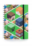  Minecraft Blocks A/5 vonalas spirál füzet PBK039141 (PBK039141)